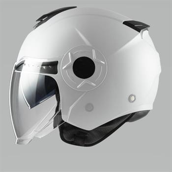 CASCO MPH MOD.DJ BIANCO LUCIDO