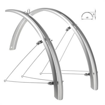 PARAFANGHI COPPIA 28 LARGHEZZA 48MM CRISTINA SILVER