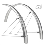 PARAFANGHI COPPIA 28 LARGHEZZA 48MM CRISTINA SILVER