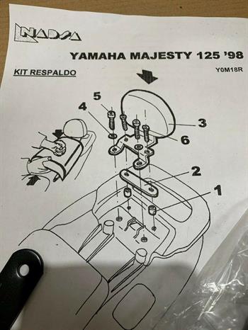 SCHIENALE YAMAHA MAJESTY 125