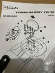 SCHIENALE YAMAHA MAJESTY 125