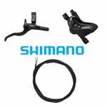 KIT FRENO DISCO POST.SHIMANO 4 PISTONI BL-M4100+BR-MT420+TUB