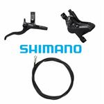 KIT FRENO DISCO POST.SHIMANO 4 PISTONI BL-M4100+BR-MT420+TUB