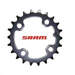 CORONA SRAM 22 DENTI ACCIAIO NERO 64mm