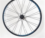 RUOTA ANTERIORE 29 MTB DISK 6F NERO/BLU C/BLOCC. CANALE 27