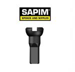 NIPPLES SAPIM POLYAX IN OTTONE NERO 12x2mm (10 Pz)
