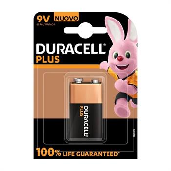 BATTERIA TRANSISTOR 9V DURACELL PLUS100