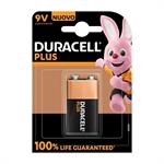 BATTERIA TRANSISTOR 9V DURACELL PLUS100