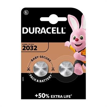 BATTERIA CR 2032 DURACELL BLISTER 2 Pezzi