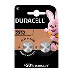 BATTERIA CR 2032 DURACELL BLISTER 2 Pezzi