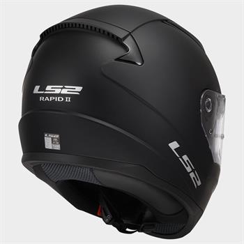 CASCO LS2 FF353 MOD.RAPID 2 NERO LUCIDO ECE22.06