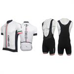 COMPLETO SALOPETTE E MAGLIA ESTIVO BIANCO/TRICOLORE