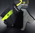 GUANTI ESTIVO MOD.EVOLUTION NERO/GIALLO FLUO'