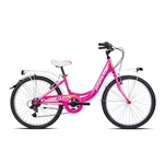 CICLO 26 DONNA BRIO LOVE 6V MONOTUBO CICLAMINO BIANCO