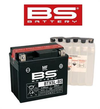 BATTERIA BS YTX5L-BS ACIDO A CORREDO
