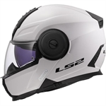CASCO LS2 FF902 MOD.SCOPE2 MODULARE BIANCO LUCIDO ECE22.06
