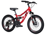 CICLO MTB 20 TWENTY FULL 21 VELOCITA' ROSSO