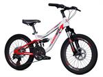 CICLO MTB 20 TWENTY FULL 21 VELOCITA' BICOLORE BIANCO/ROSS