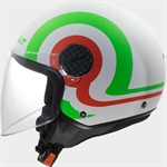 CASCO LS2 OF558 MOD.SPHERE 2 URBY WHITE/GREEN/RED ECE22.06
