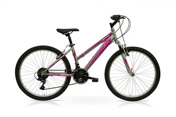 CICLO 24 MTB DONNA SUPREMA 18V GRIGIO