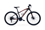 CICLO 26 MTB MUD 21V DISK NERO ROSSO