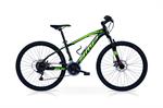CICLO 26 MTB MUD 21V DISK NERO VERDE