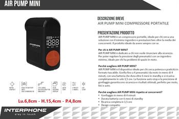 COMPRESSORE PORTATILE PER BICI-MOTO-AUTO
