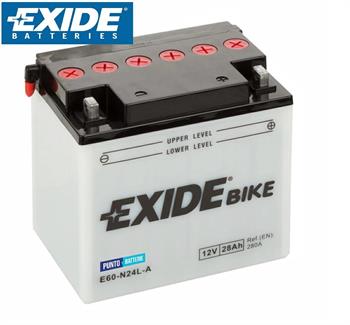 BATTERIA E60-N24L-A 12V-28AH EXIDE