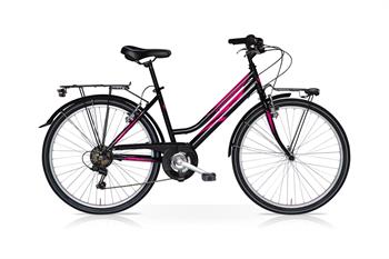 CICLO 24 DONNA GRACE 6V NERO FUXIA
