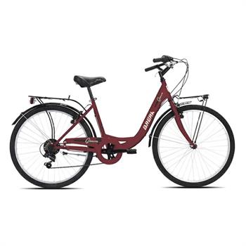 CICLO 26 DONNA GINEVRA 6V ROSSO SCURO