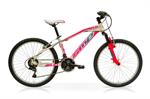 CICLO 24 MTB MUD 18V BIANCO FUXIA