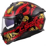 CASCO LS2 FF808 MOD.STREAM 2 INTEGRALE DRAKO BLACK/RED