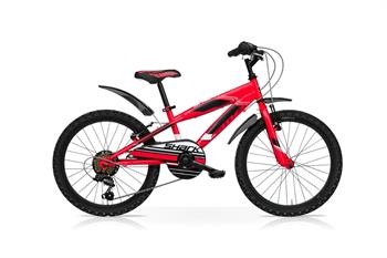 CICLO 20 BIMBO SHARK 6V ROSSO