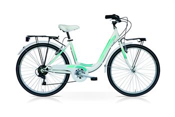 CICLO 26 DONNA FASHION 6V BIANCO TIFFANY