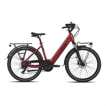 CICLO E-BIKE 26 DONNA URBAN ONTOUR 7V ROSSO SCURO