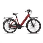 CICLO E-BIKE 26 DONNA URBAN ONTOUR 7V ROSSO SCURO