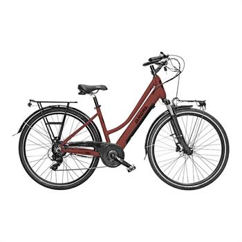 CICLO E-BIKE 28 DONNA CITY FREELADY 7V ROSSO SCURO