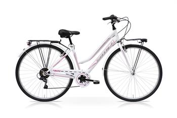 CICLO 28 DONNA TIEMPO 6V BIANCO FUXIA