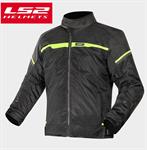 GIACCA LS2 ESTIVA MOD.RIVA MAN BLACK-YELLOW OMOL.CE LEVEL 1