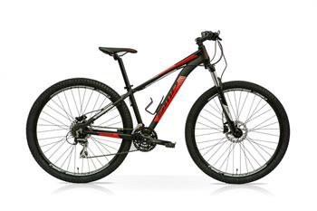 CICLO 27,5 UOMO SIERRA 21V NERO ROSSO OPACO