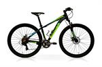 CICLO 27,5 UOMO SIERRA 21V NERO VERDE LUCIDO