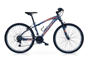 CICLO 26 MTB MUD 21V V-BRAKE TITANIO ARANCIO