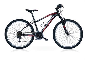 CICLO 26 MTB MUD 21V V-BRAKE NERO ROSSO