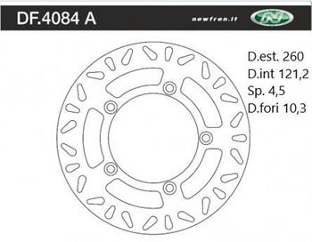 DISCO FRENO ANT. SUZUKI BURGMAN 250/400 >03 FLOTTANTE