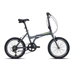 CICLO 20 PIEGHEVOLE TWIST 6V GRIGIO