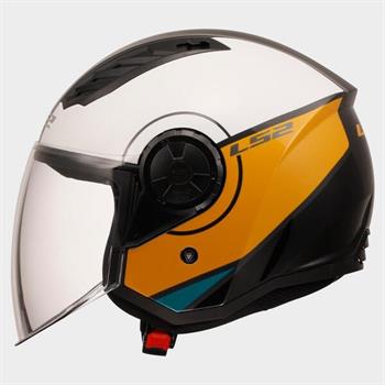 CASCO LS2 OF616 MOD.AIRFLOW2 COVER WHITE-BROWN ECE22.06