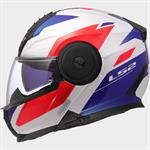CASCO LS2 FF902 MOD.SCOPE2 MODULARE DURIA WHITE/B/R ECE22.06