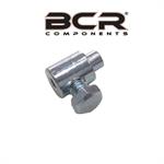 MORSETTO FRIZIONE CON DADO M.4 LUNG.11mm PER CAVO 1,9mm