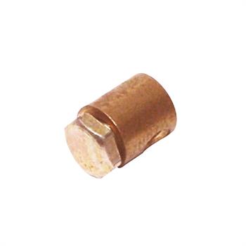 MORSETTO GAS CON DADO LUNG.7mm D,5,4mm FORO 2,2mm