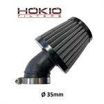 FILTRO ARIA RACING A CONO ATTACCO D.35 INCLINATO 45°